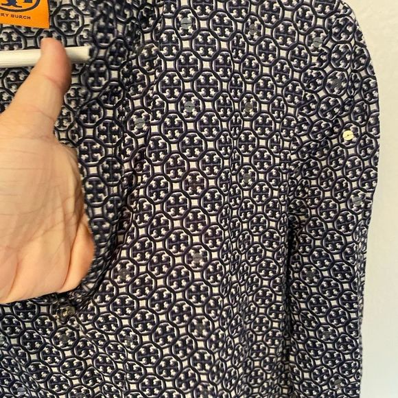 Tory Burch tunic sparkly clear sequins size 4 - Picture 7 of 8